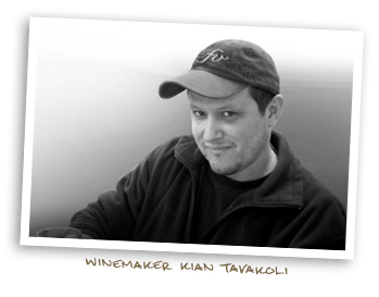 Winemaker Kian Tavakoli